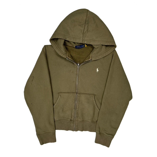 Vintage Polo By Ralph Lauren Hoodie - XL Green Cotton