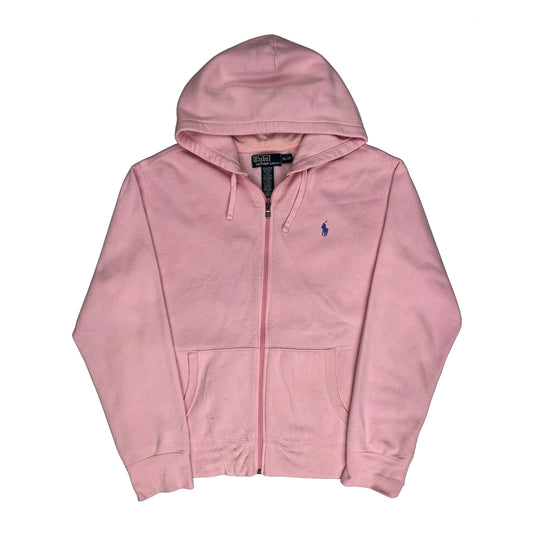 Polo By Ralph Lauren Hoodie - XL Pink Cotton Blend