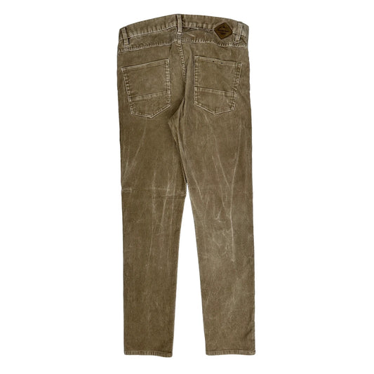 Quiksilver Cord Trousers - 30W 31L Beige Corduroy