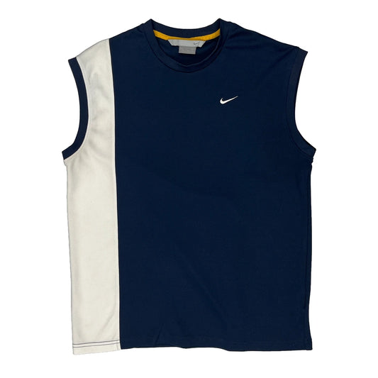 Nike Vest - Small Blue Polyester