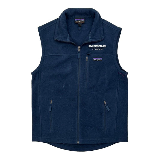 Parsons Cyber Patagonia Fleece Jacket - Small Blue Polyester