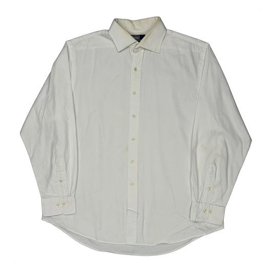 Regent Custom Fit Polo By Ralph Lauren Shirt - XL Cream Cotton