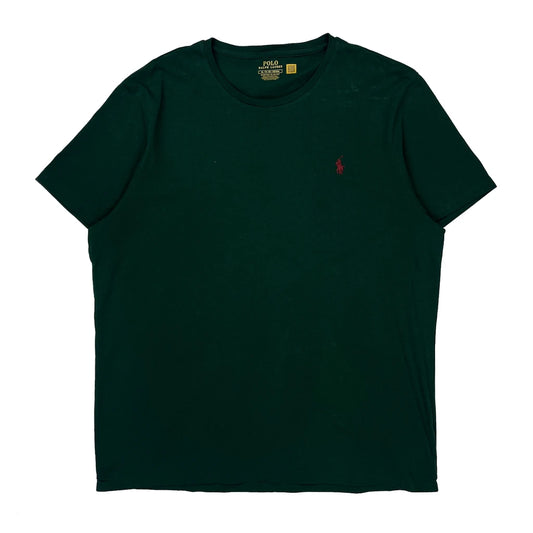 Polo By Ralph Lauren Slim Fit T-Shirt - XL Green Cotton