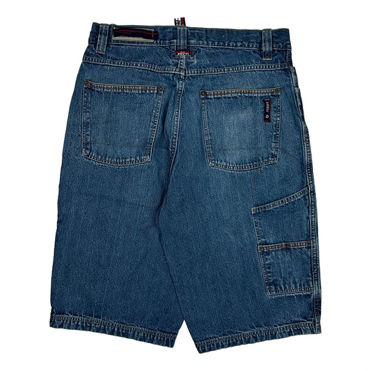 Willie Esco Denim Shorts - 32W 11L Blue Cotton