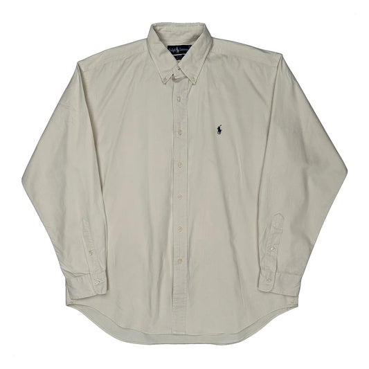 Blaire Ralph Lauren Shirt - Large Beige Cotton