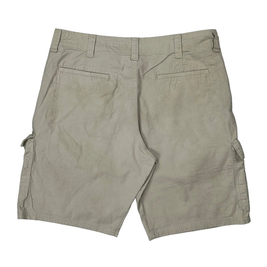 Wrangler Cargo Shorts - 34W 10L Beige Cotton