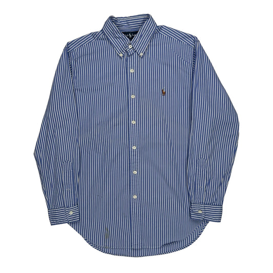 Ralph Lauren Striped Shirt - Medium Blue Cotton
