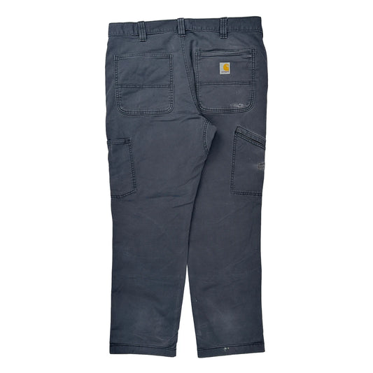 Carhartt Carpenter Trousers - 34W 30L Grey Cotton