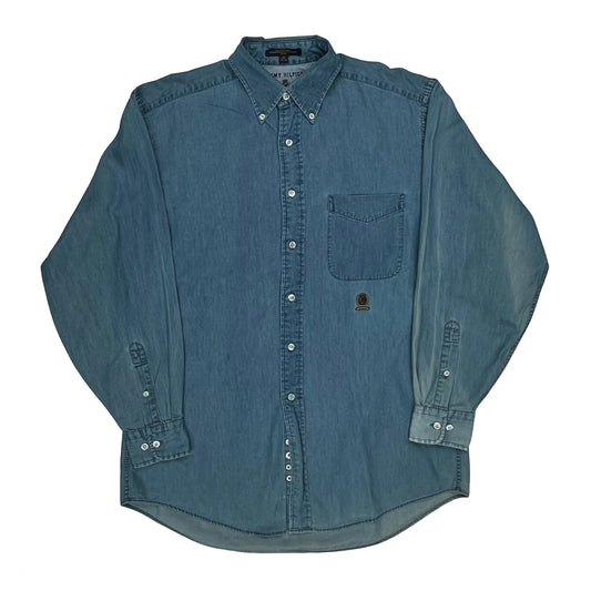 Tommy Hilfiger Denim Shirt - Medium Blue Cotton
