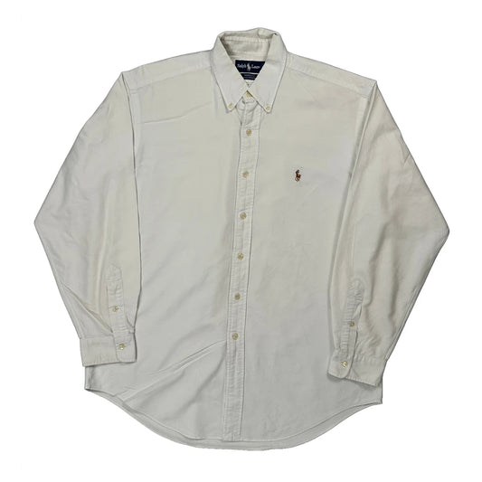Ralph Lauren Shirt - Large White Cotton