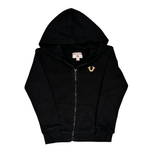Age 5 True Religion Graphic Hoodie - Small Black Cotton