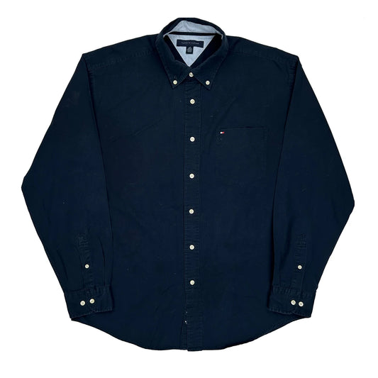 Tommy Hilfiger Shirt - Large Navy Cotton