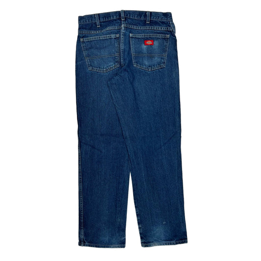 Dickies Jeans - 32W 32L Blue Cotton