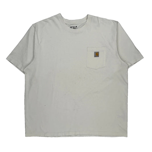 Carhartt T-Shirt - 2XL White Cotton