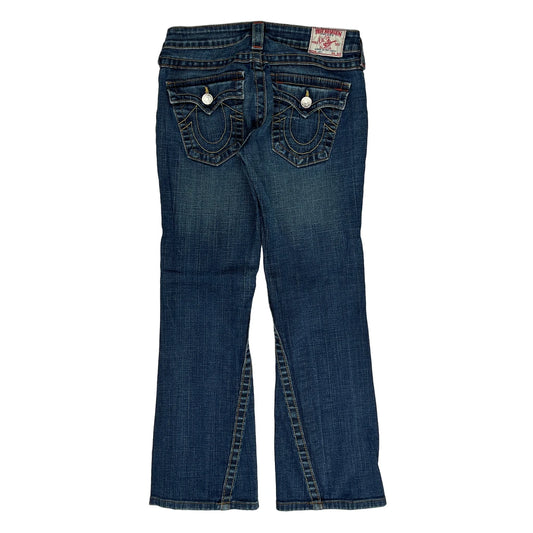 True Religion Boot Cut Jeans - 27W UK 4 Dark Wash Denim