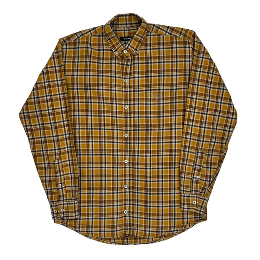 Gant Checked Shirt - XL Yellow Cotton