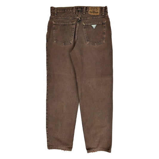 Vintage Guess Jeans - 30W 30L Brown Cotton