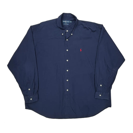 Ralph Lauren Shirt - 2XL Blue Cotton
