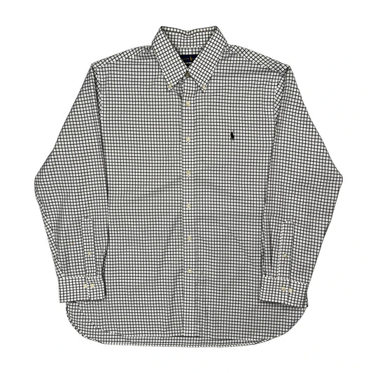 Ralph Lauren Checked Shirt - XL Black & White Cotton