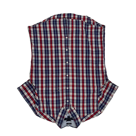 Tommy Hilfiger Checked Shirt - Medium Multicoloured Cotton