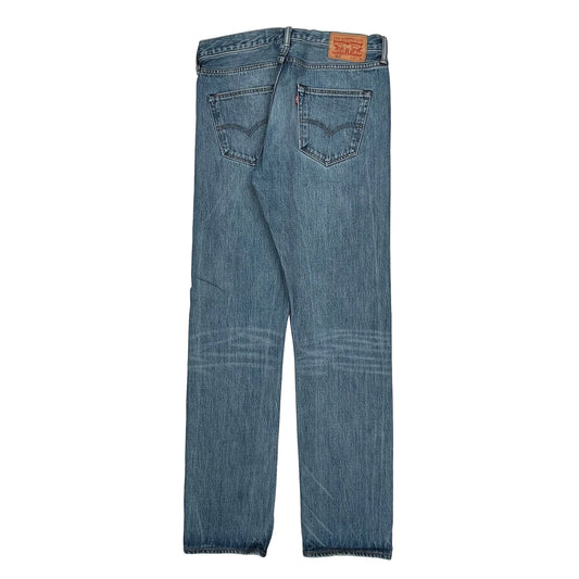 501 Levis Jeans - 32W 35L Blue Cotton