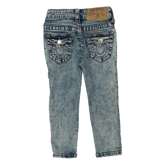 Age 3T True Religion Skinny Jeans - XS Acid Wash Denim