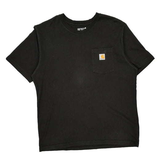 Carhartt T-Shirt - Large Black Cotton