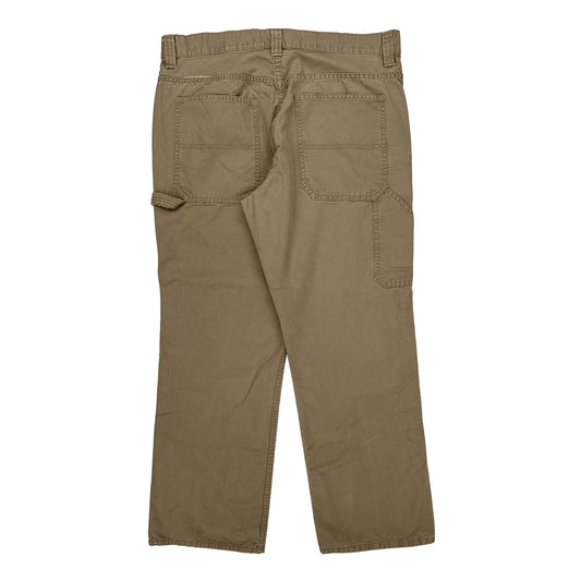 Blue Mountain Carpenter Trousers - 34W 31L Khaki Cotton