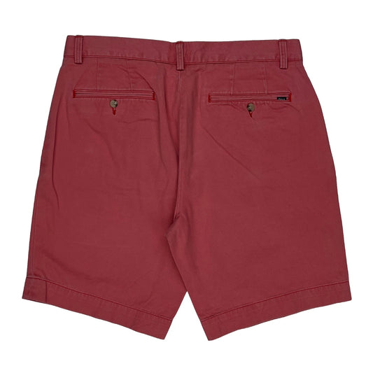 Polo By Ralph Lauren Chino Shorts - 32W 9L Red Cotton