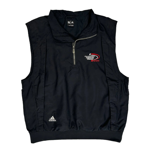 Adidas Gilet - Large Black Polyester