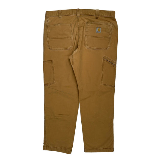 Carhartt Carpenter Trousers - 36W 28L Brown Cotton