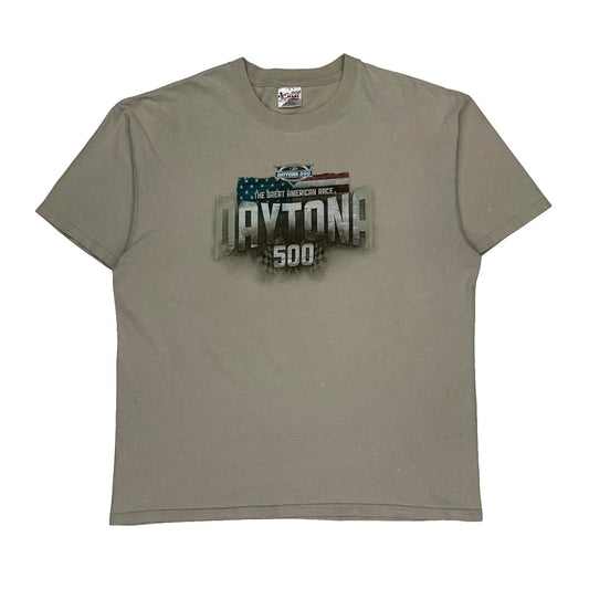 Daytona 500 Chase Authentics Nascar T-Shirt - XL Grey Cotton
