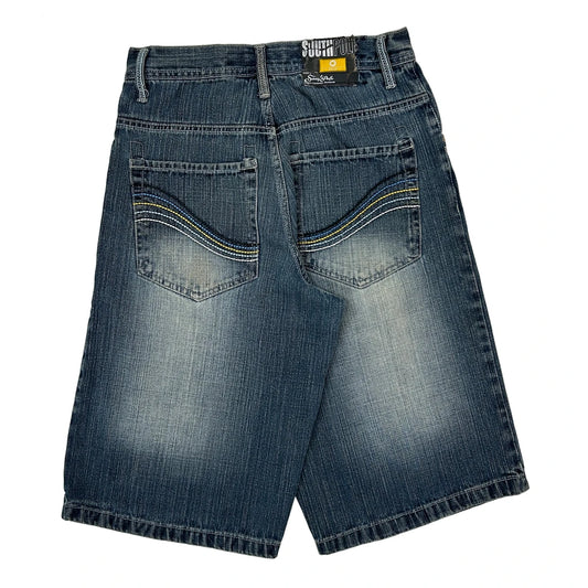 Vintage Southpole Denim Shorts - 30W 12L Blue Denim