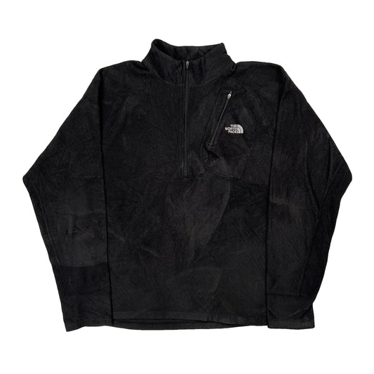 The North Face 1/4 Zip - XL Black Polyester