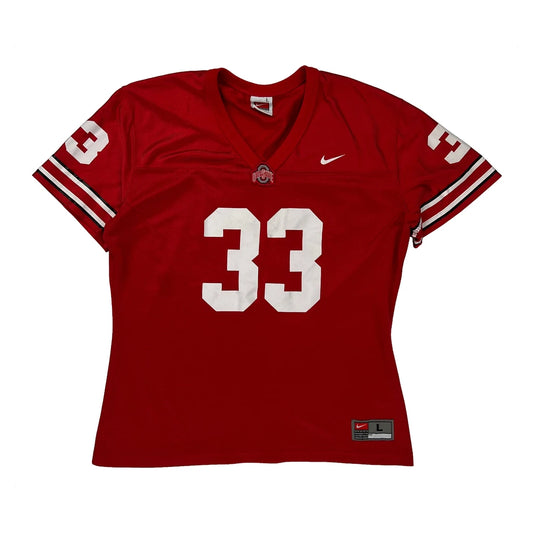 Ohio State Buckeyes Nike Ncaa Jersey - Large Red Polyester