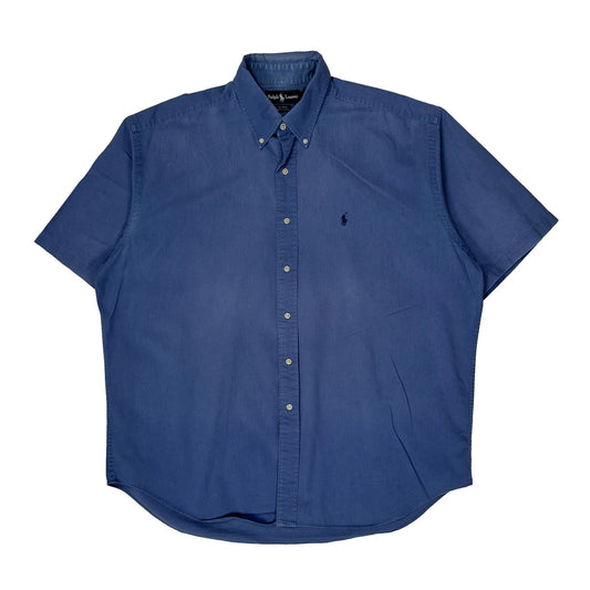 Blaire Ralph Lauren Short Sleeve Shirt - XL Blue Cotton