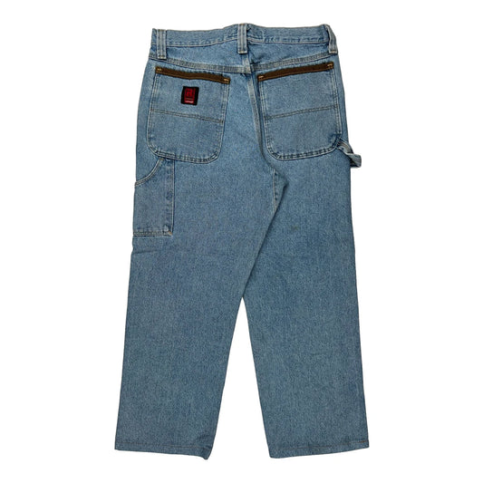 Wrangler Carpenter Jeans - 33W 30L Blue Cotton