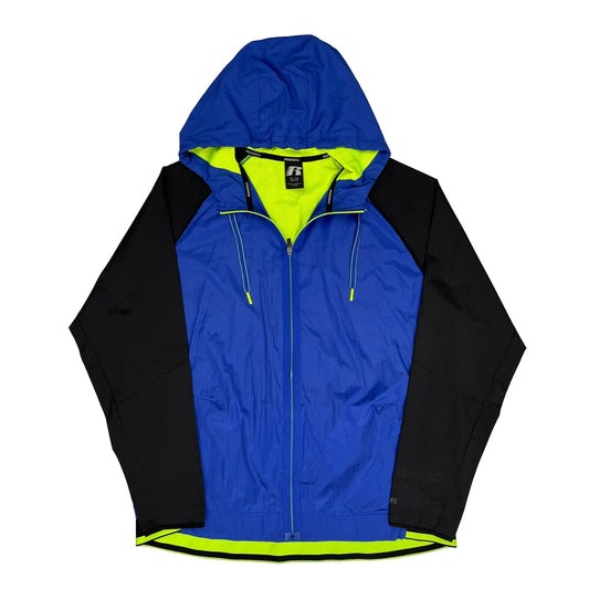 Russell Athletic Windbreaker - XL Blue Nylon