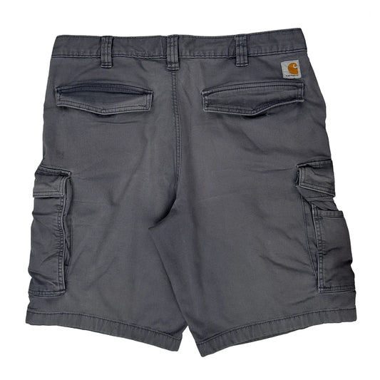 Vintage Carhartt Cargo Shorts - 36W 11L Grey Cotton