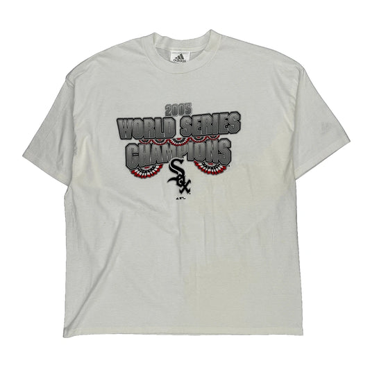World Series Champions 2005 Adidas Mlb T-Shirt - 2XL White Cotton