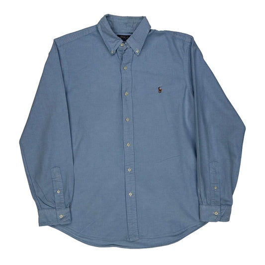 Polo By Ralph Lauren Shirt - Large Blue Cotton