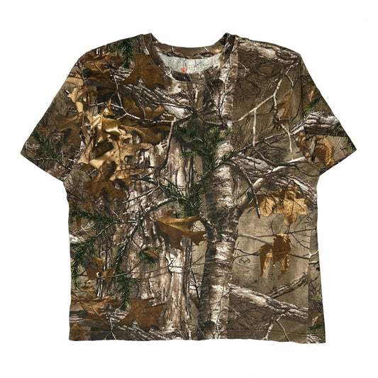 Game Camo T-Shirt - Large Camo Cotton