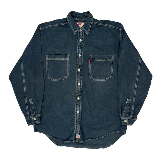 Levis Denim Shirt - Medium Blue Cotton