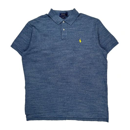 Polo By Ralph Lauren Polo Shirt - 2XL Blue Cotton