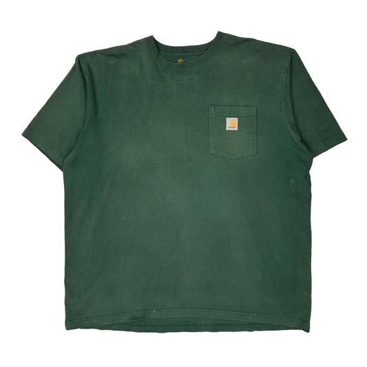 Carhartt T-Shirt - XL Green Cotton
