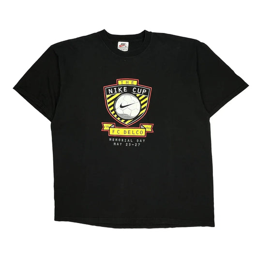 Nike Cup Fc Delco Memorial Day Nike Graphic T-Shirt - XL Black Cotton