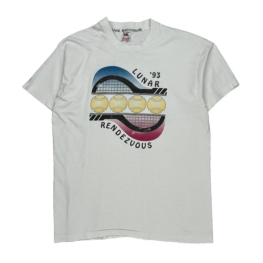 Lunar Rendezvous '93 Fruit Of The Loom Graphic T-Shirt - XL White Cotton