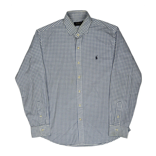 Polo By Ralph Lauren Checked Shirt - Large White Cotton