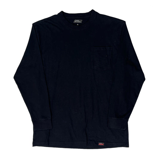 Dickies Long Sleeve T-Shirt - XL Black Cotton