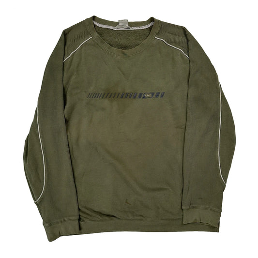 Age 16-18 Nike Sweatshirt - 2XL Green Cotton